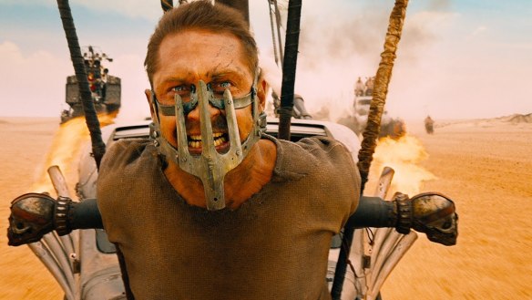 Tom Hardy in MAD MAX: FURY ROAD