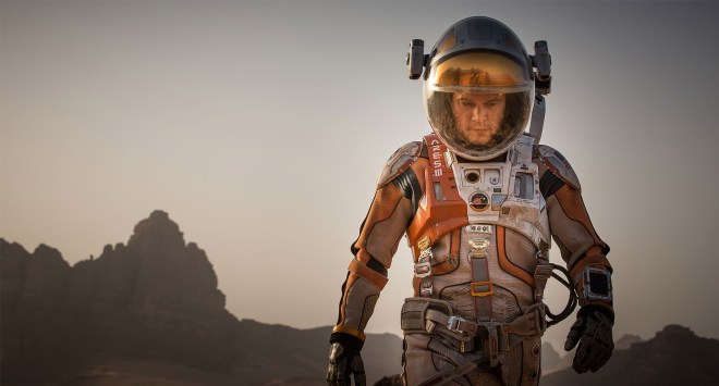 Matt Damon in THE MARTIAN