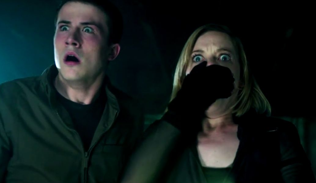Dylan Minnette and Jane Levy in DON'T BREATHE