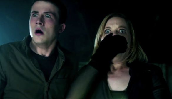 Dylan Minnette and Jane Levy in DON'T BREATHE
