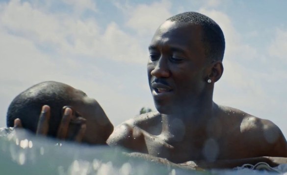 Alex R. Hibbert and Mahershala Ali in MOONLIGHT.