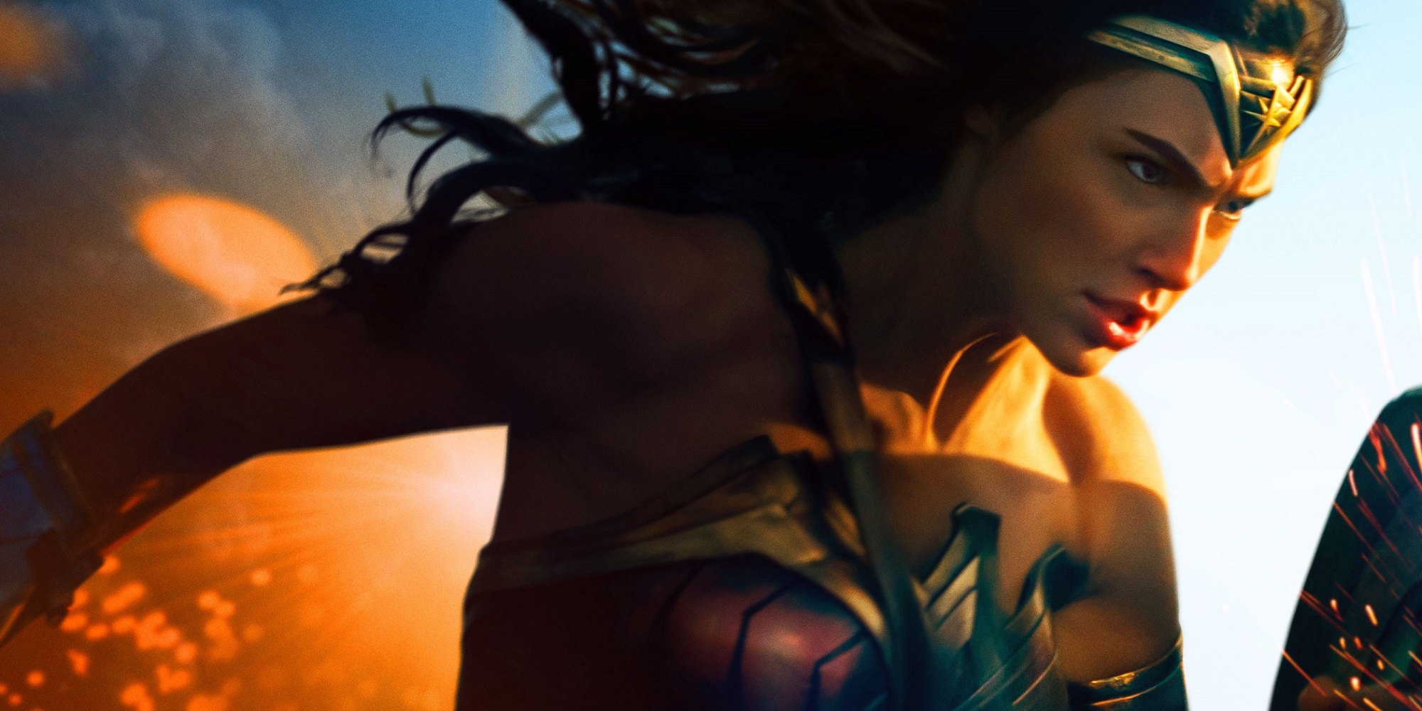Gal Gadot in WONDER WOMAN.
